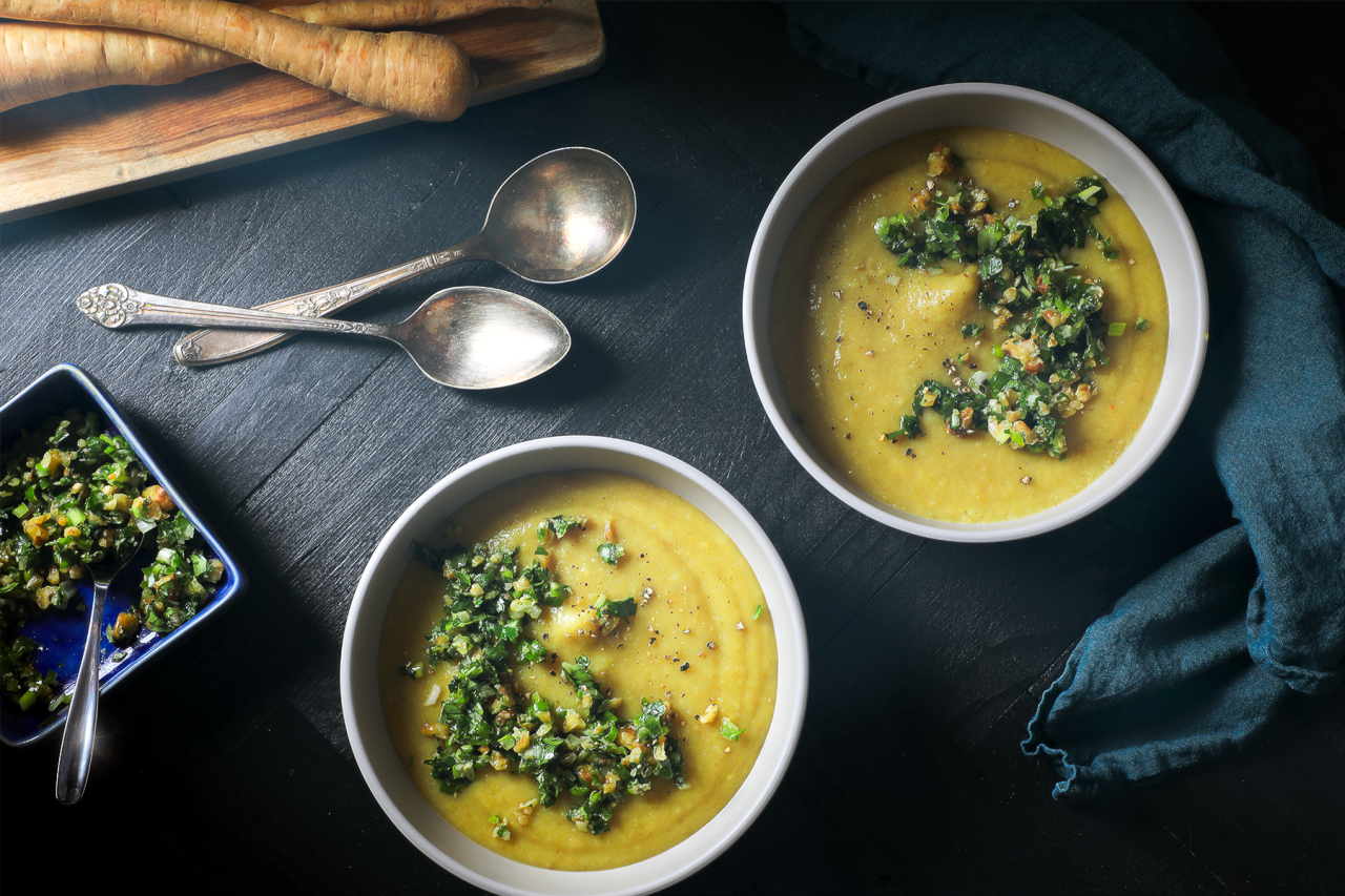 CREAMY CURRIED PARSNIP SOUP Bad Manners